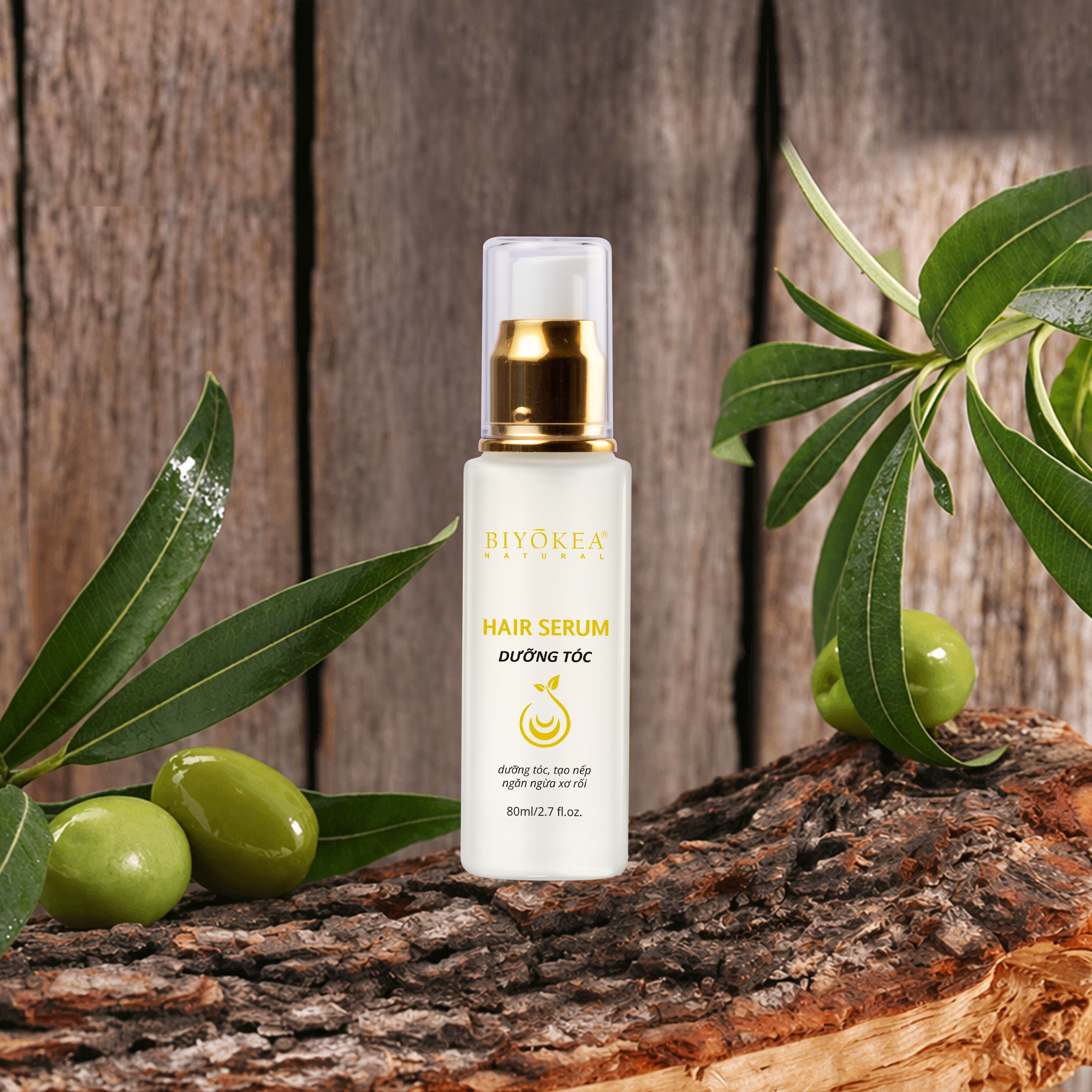 Serum dưỡng tóc - Sự hòa quyện giữa dầu Olive nguyên chất và Vitamin E tự nhiên