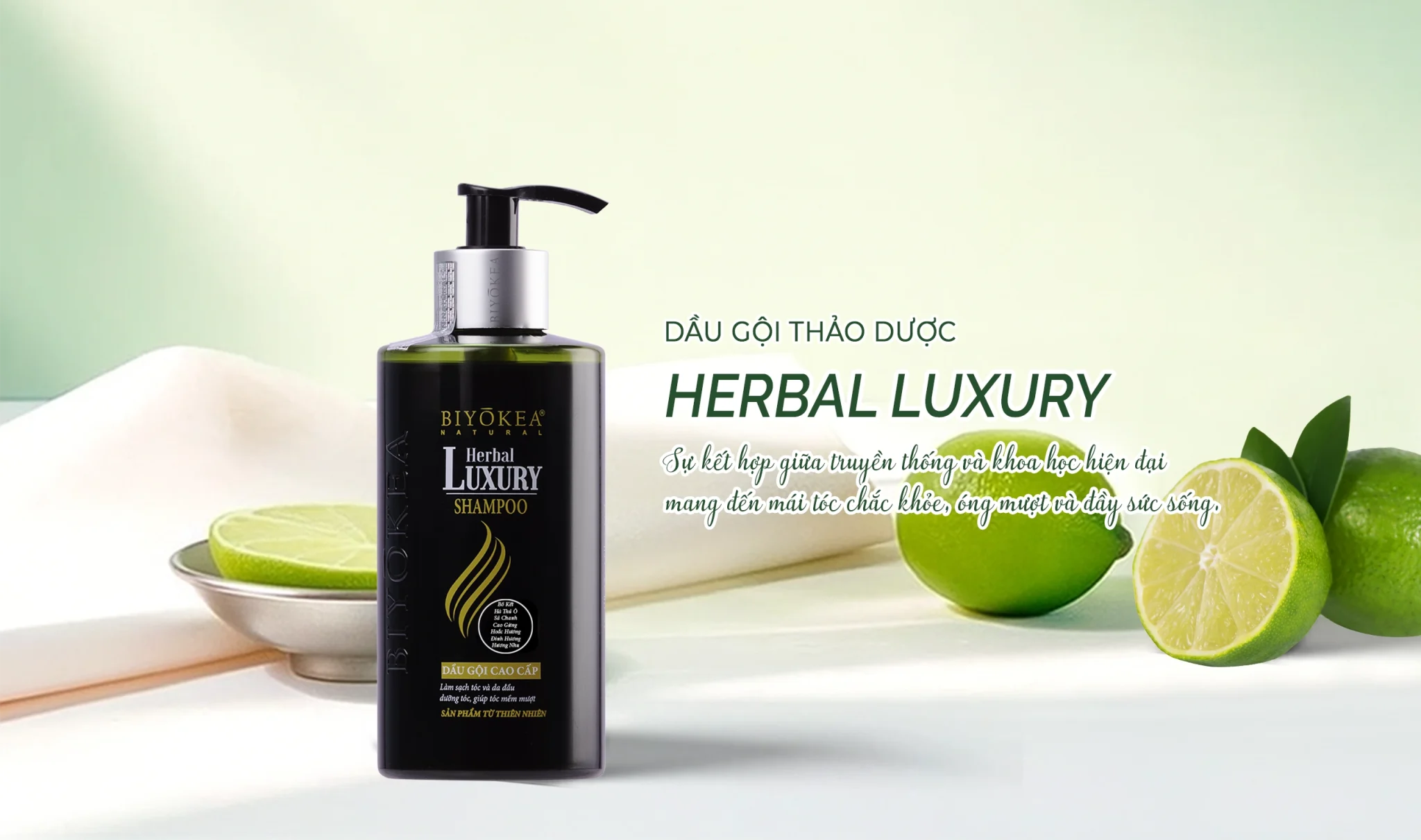 Dầu gội thảo mộc Herbal Luxury của BIYÒKEA