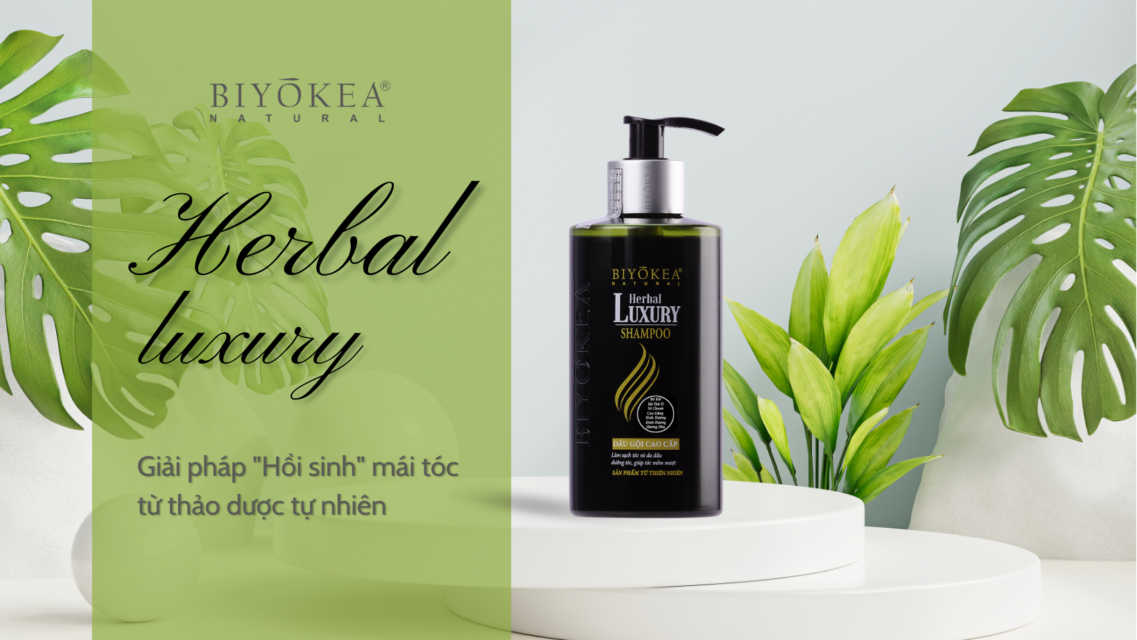 Dầu gội Herbal Luxury - Giải pháp cho mái tóc ở tuổi 40