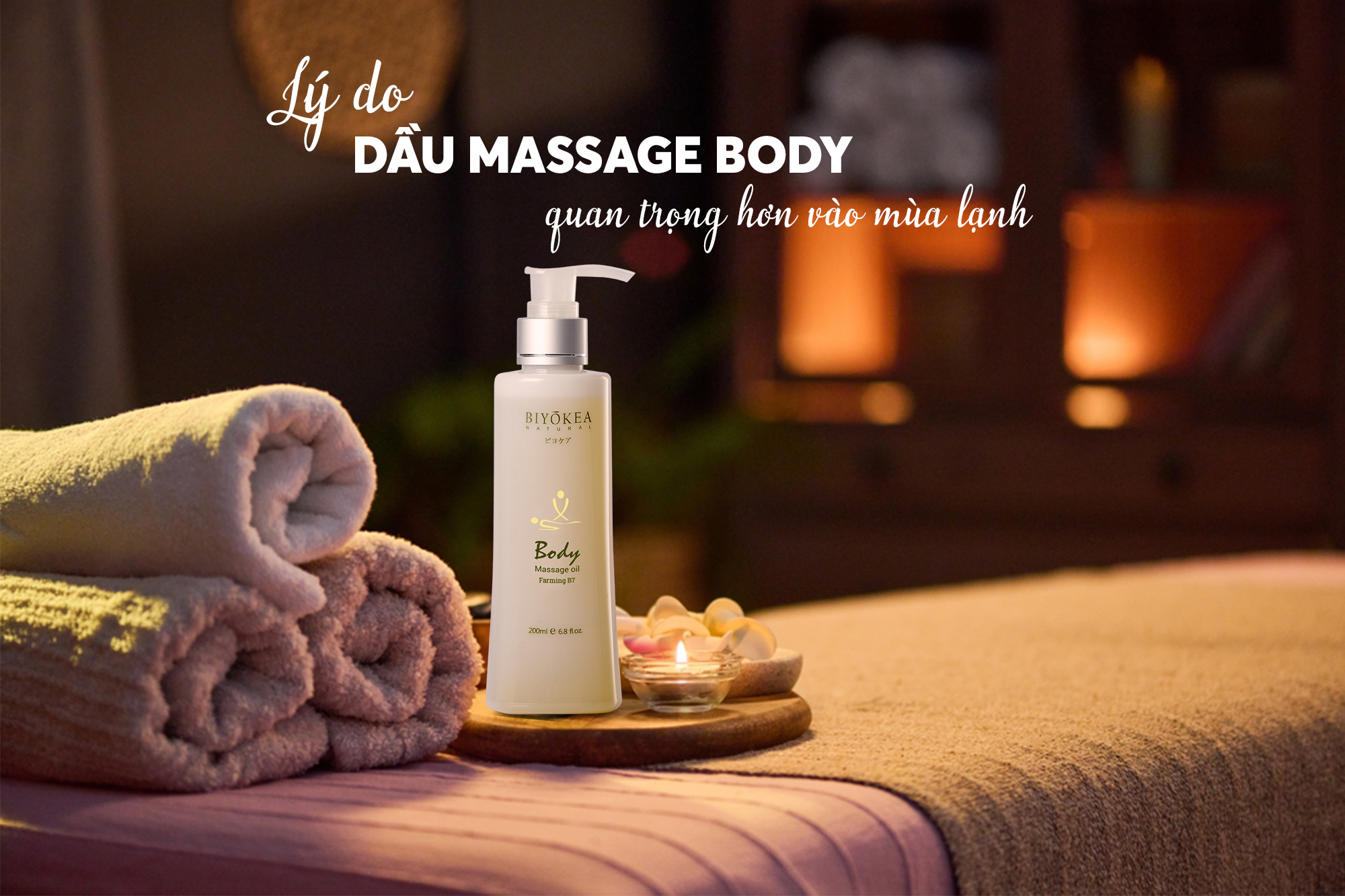 Lý do dầu massage quan trọng hơn vào mùa lạnh