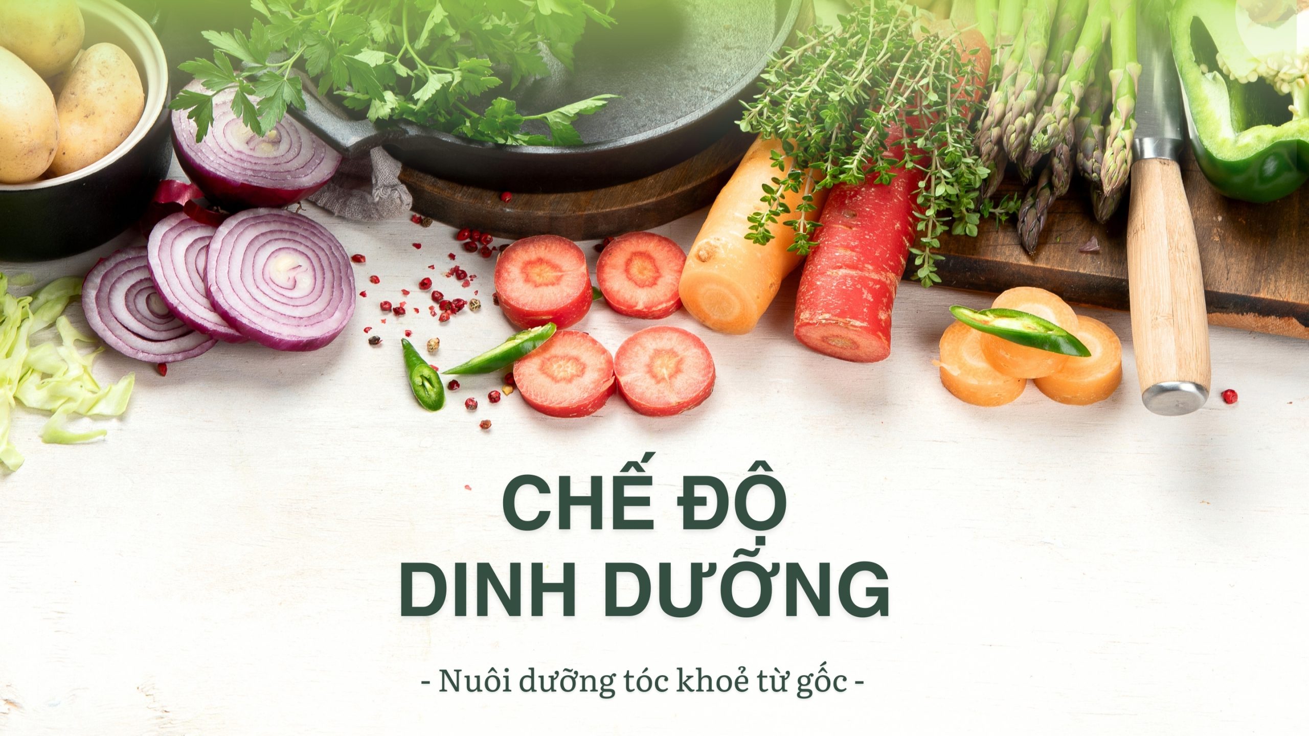 Chế độ dinh dưỡng cho tóc khỏe đẹp