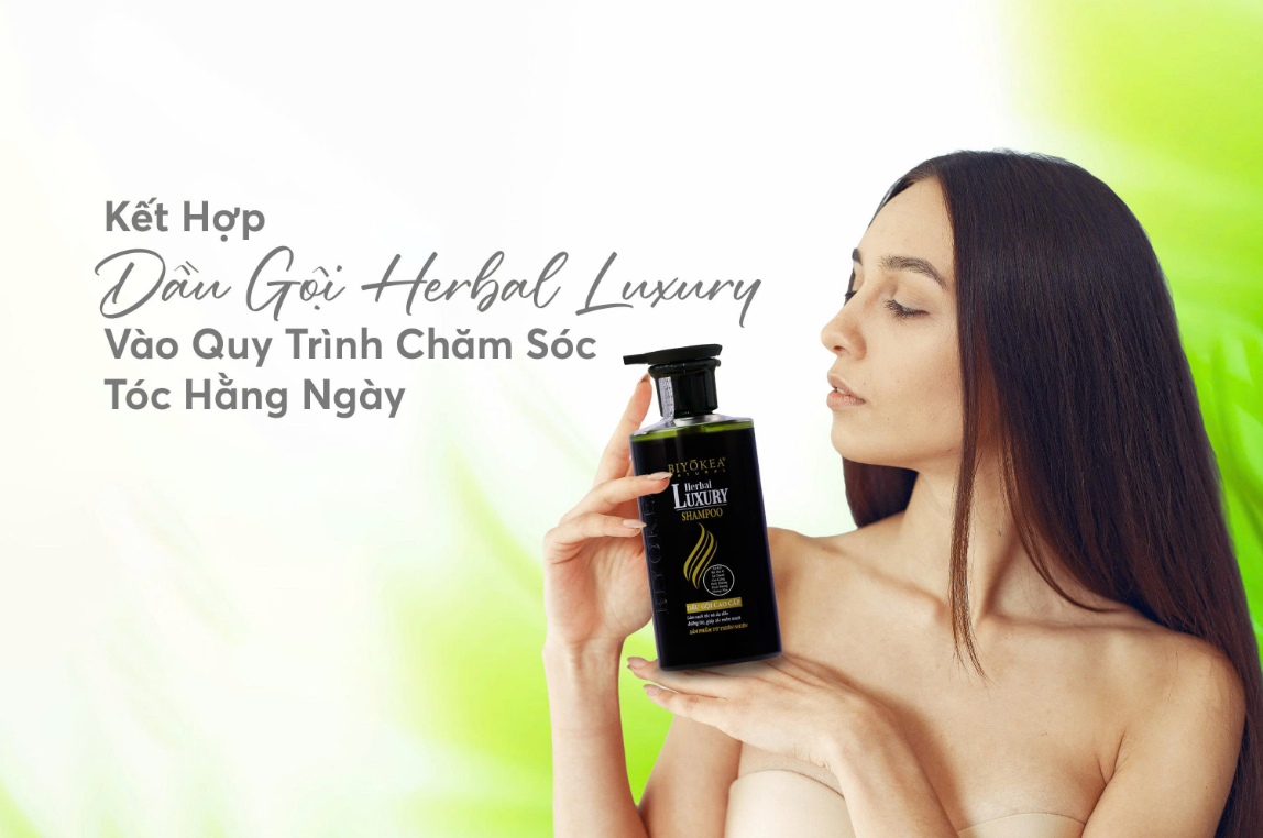 Dâu gôi Herbal Luxury dành cho tóc yếu