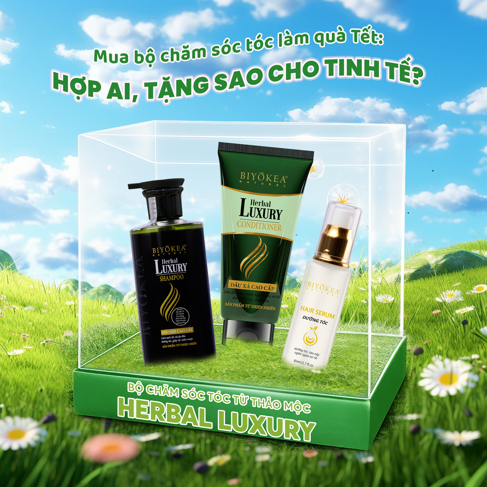 Mua bộ chăm sóc tóc làm quà Tết