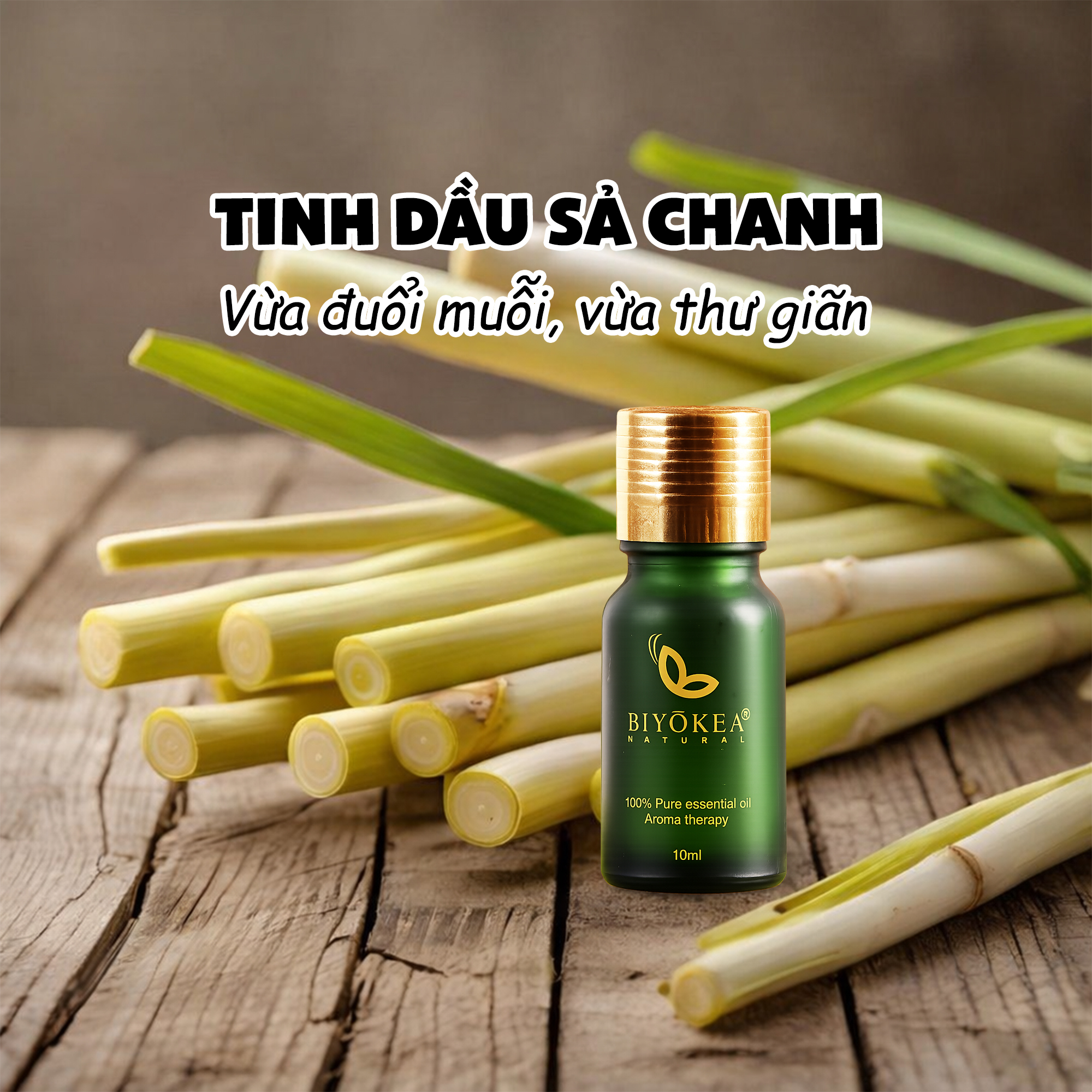 Tinh dầu sả chanh Biyòkea