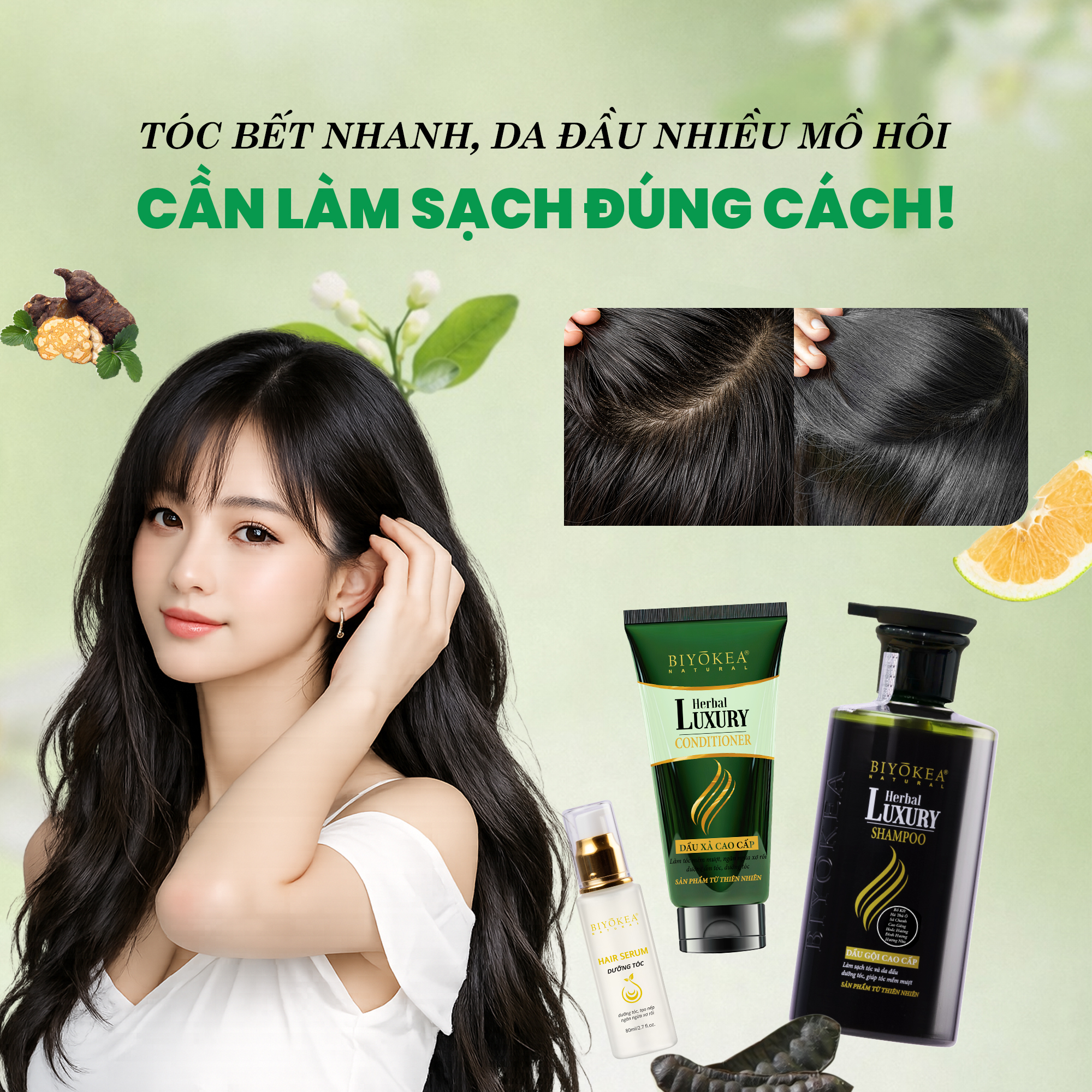 Dầu gội thảo mộc Herbal Luxury