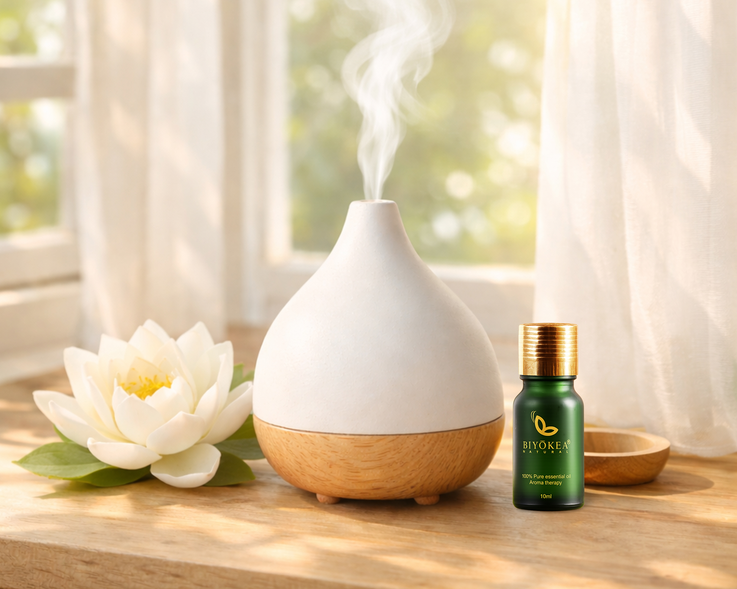 Máy khuếch tán tinh dầu tâm linh mang lại khởi đầu rạng rỡ và an lành.