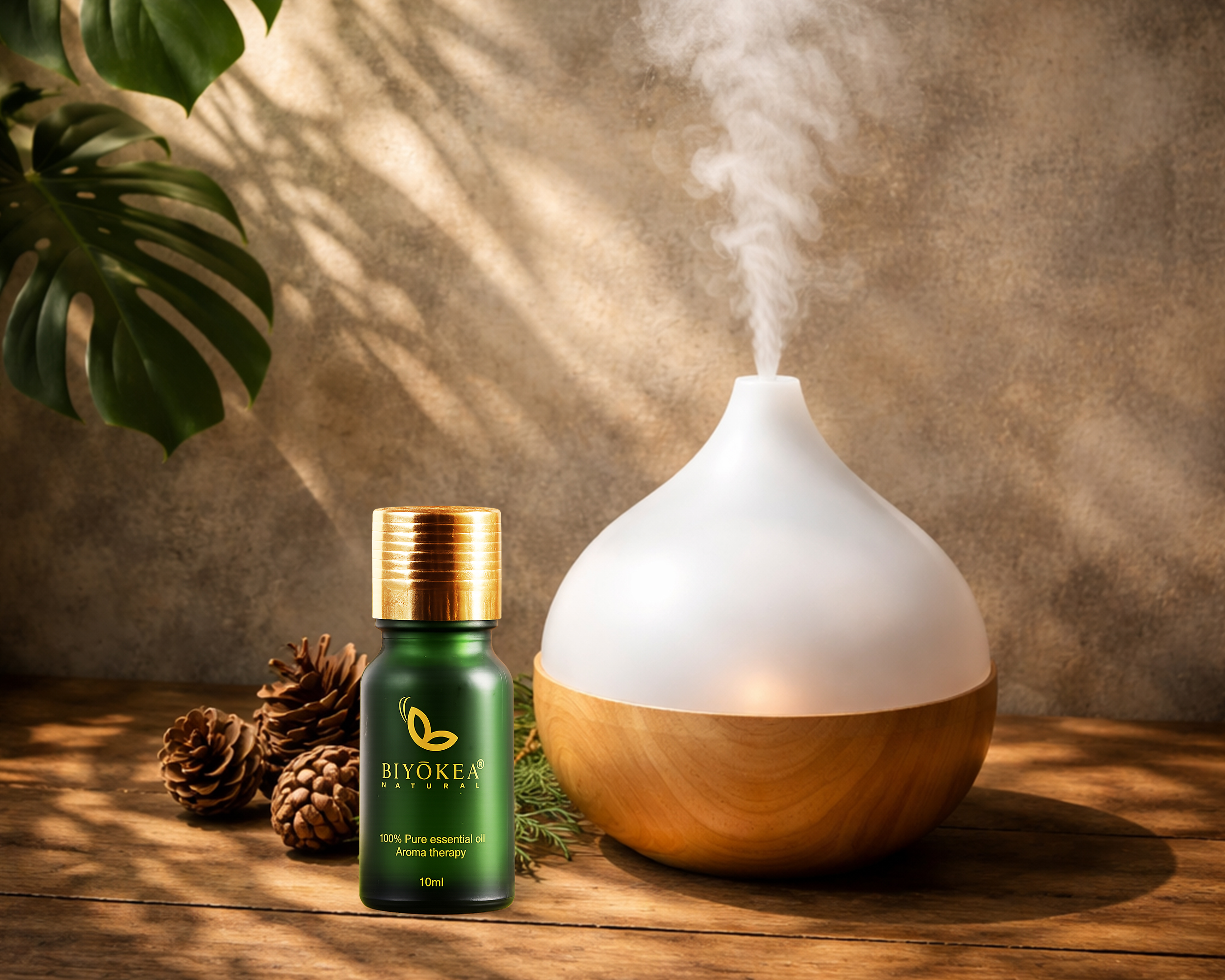 Mang hương thơm núi rừng vào không gian sống qua việc xông tinh dầu thiên nhiên nguyên chất.