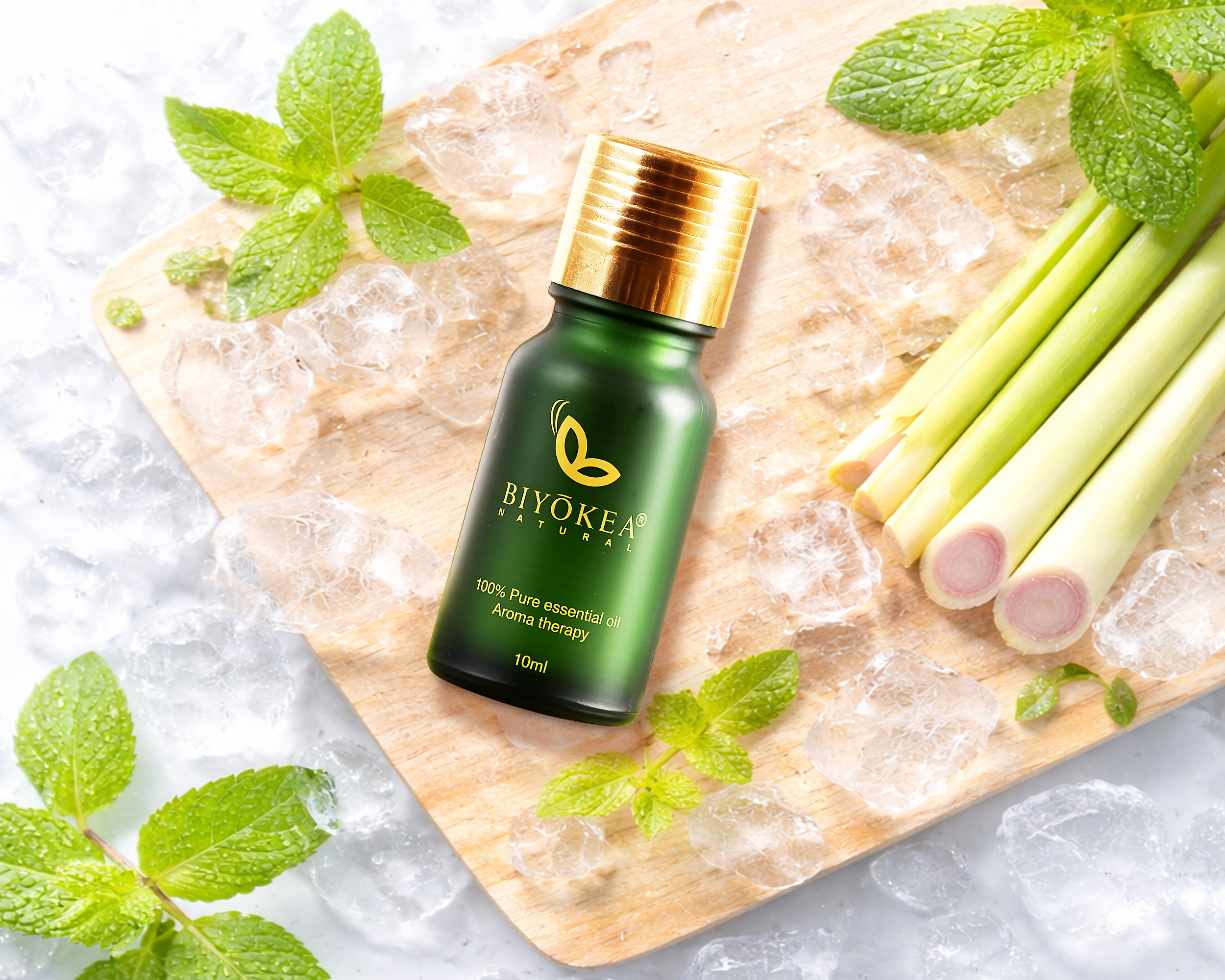 Bạc Hà và Sả Chanh là những nguyên liệu tinh dầu thiên nhiên nguyên chất giúp giải nhiệt không gian mùa hè