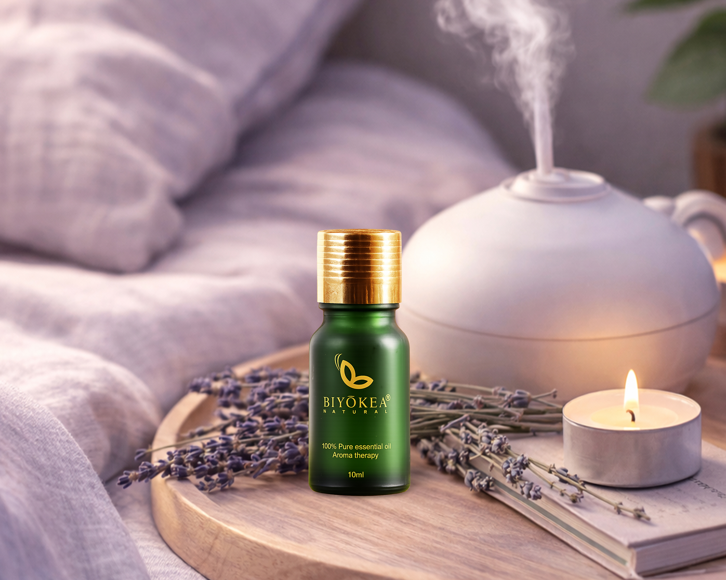 Các loại tinh dầu thiên nhiên xông phòng ngủ giúp mang lại giấc ngủ sâu và cảm giác thư giãn giữa mùa hè.