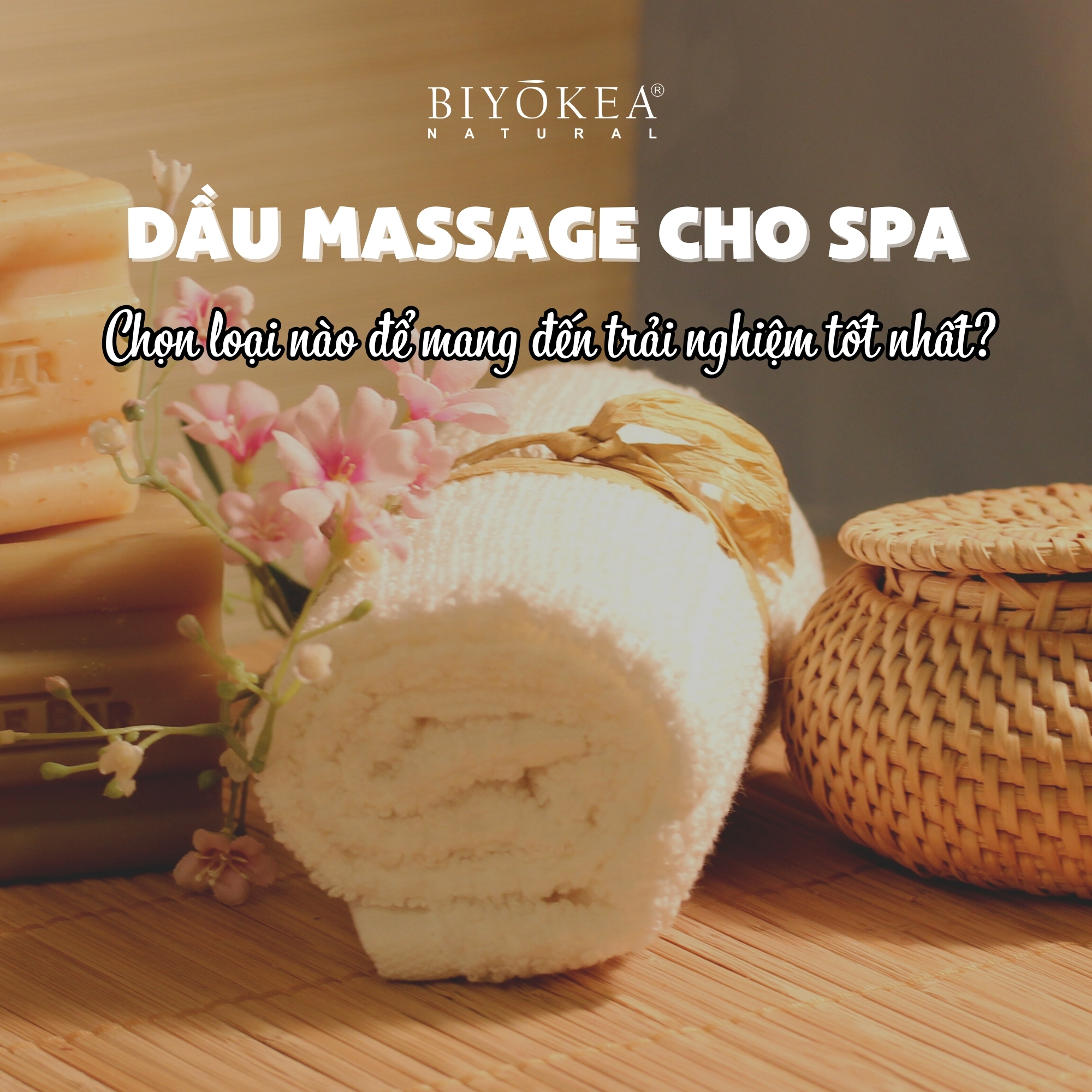 Dầu massage cho spa