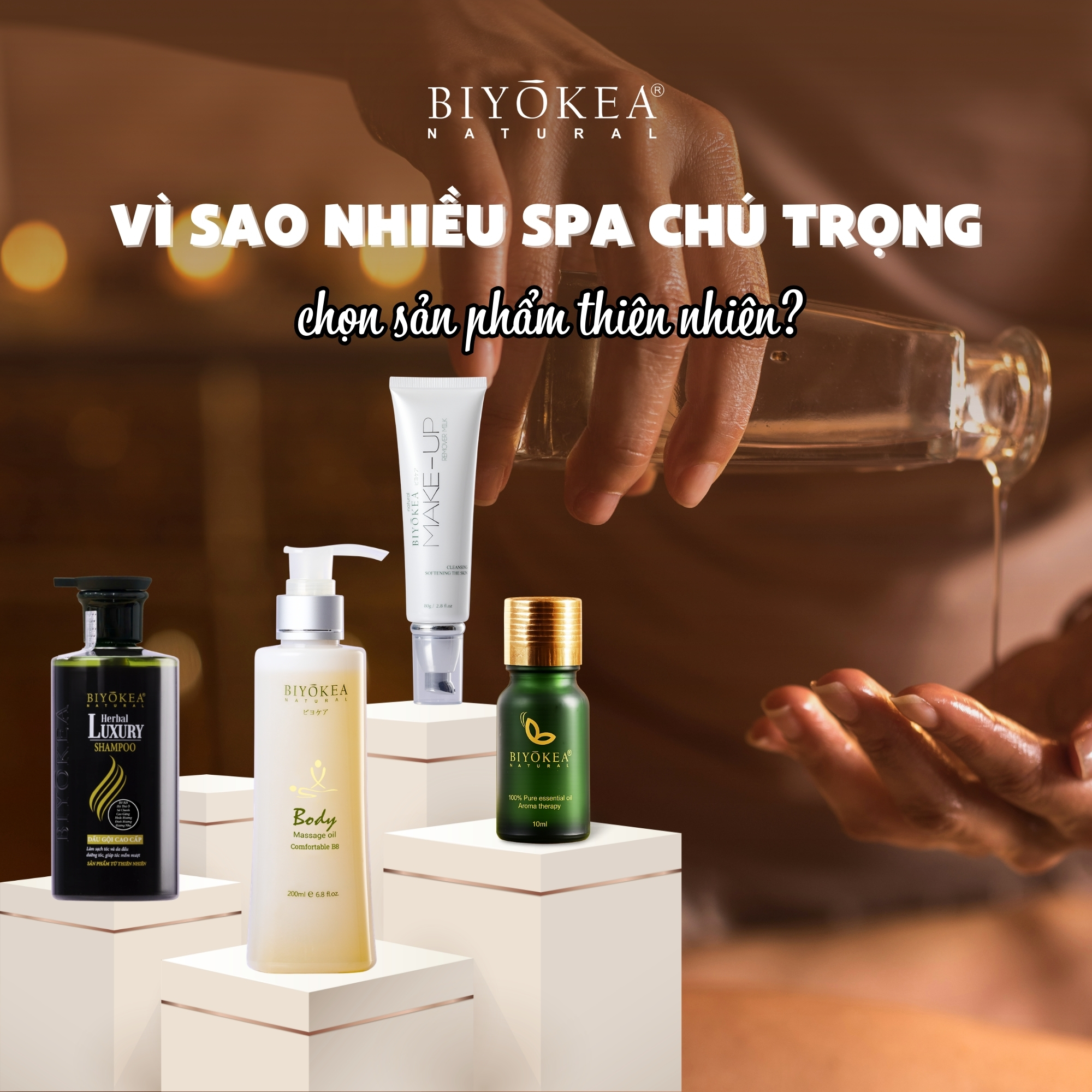 VÌ SAO NHIỀU SPA CHÚ TRỌNG CHỌN SẢN PHẨM THIÊN NHIÊN?