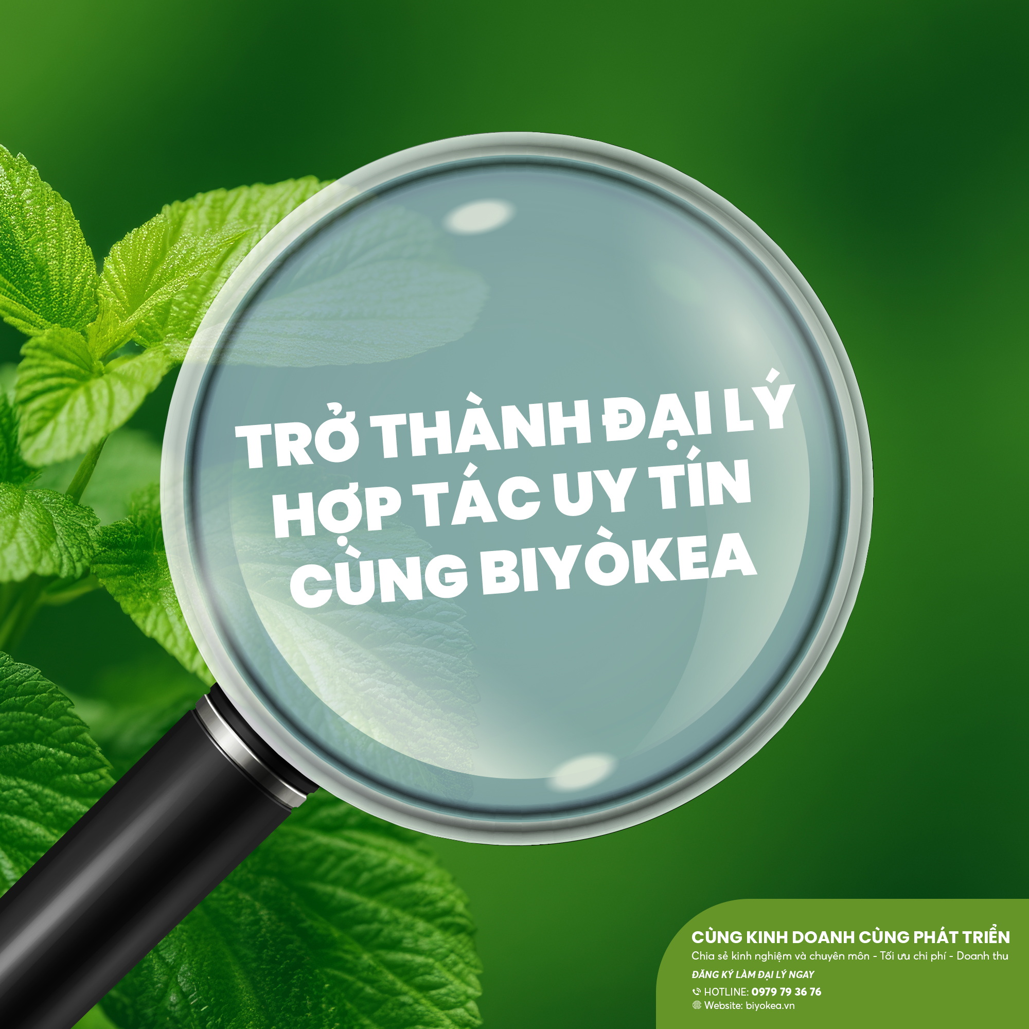 Trở thành đại lý phân phối sản phẩm thiên nhiên cùng BIYÒKEA