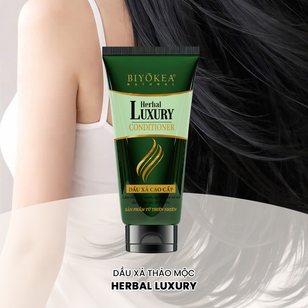 Làm mềm và giảm rối – Dầu xả thảo mộc Herbal Luxury