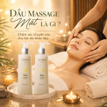 Dầu massage mặt Biyokea trong không gian spa