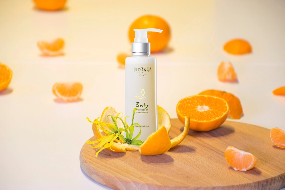 dầu massage body Calming B001 ngọc lan tây cam BIYÒKEA