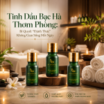 Tinh dầu bạc hà thơm phòng BIYOKEA Natural