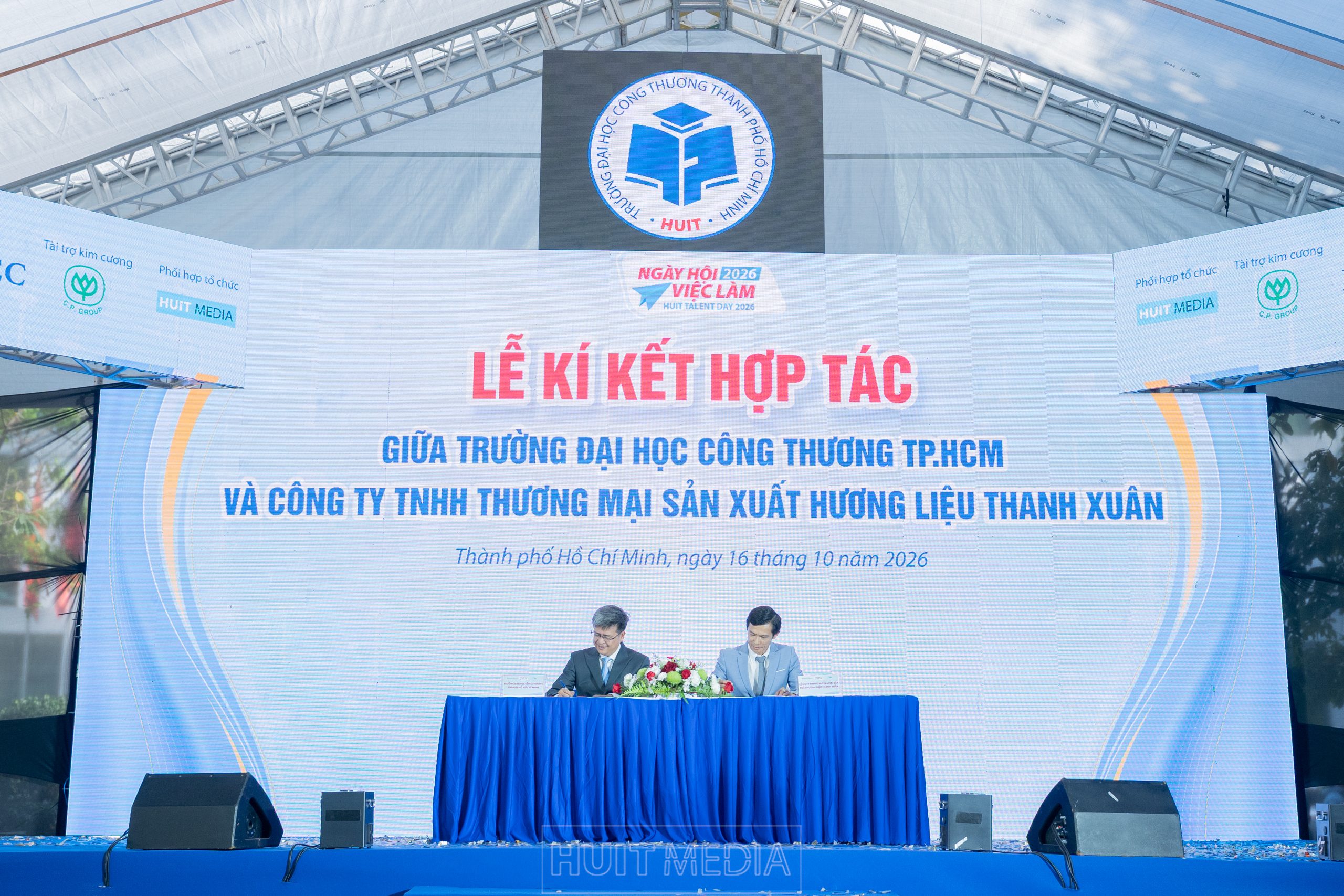 lễ ký kết hợp tác Trường Đại học Công Thương TP.HCM và BIYÒKEA