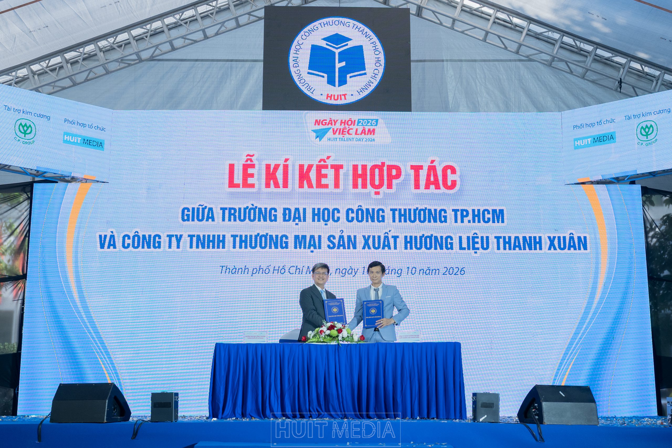 lễ ký kết hợp tác Trường Đại học Công Thương TP.HCM và BIYÒKEA