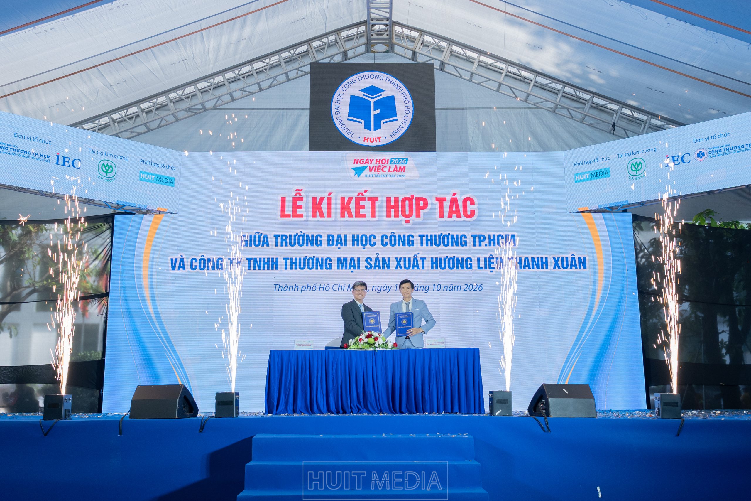 lễ ký kết hợp tác Trường Đại học Công Thương TP.HCM và BIYÒKEA